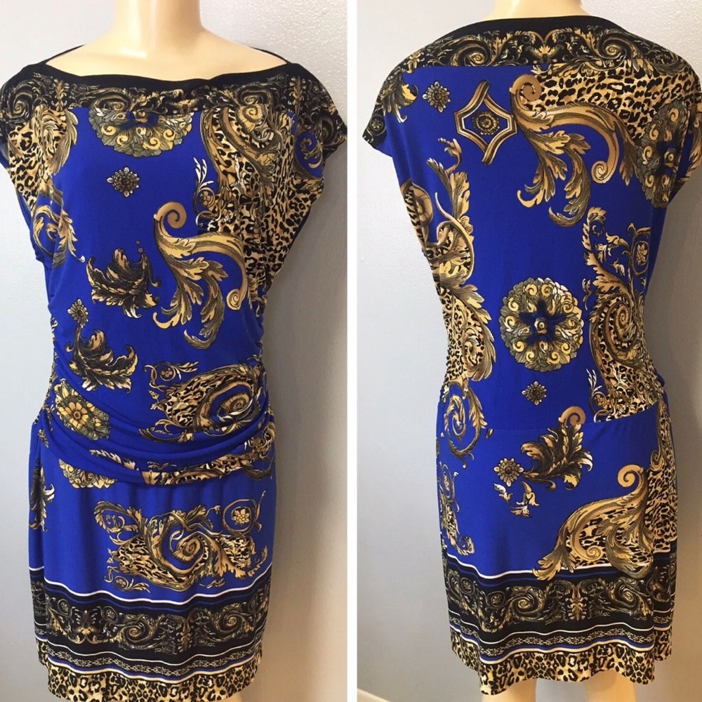 *TIGER QUEEN* Intermission | Blue Leopard Dress